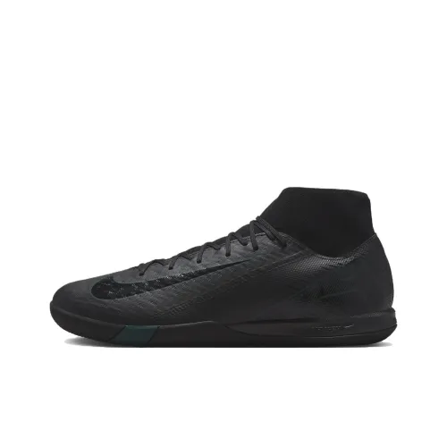 Nike Mercurial Superfly 10 Slip-Resistant Abrasion-Resistant Football Cleats Unisex Black Найк Меркуриал Суперфлай 10 Противоскользящие Устойчивые к Износу Футбольные Бутсы Унисекс Черные