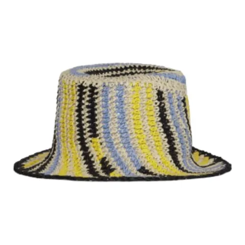COS Папирус Шляпы ведра Женские Синий желтый