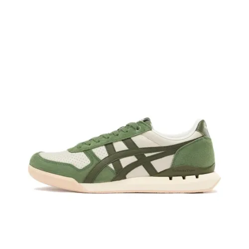 Onitsuka Tiger Ultimate 81 Slip-on Устойчивый к истиранию Низкий Топ Casual Унисекс Зеленый