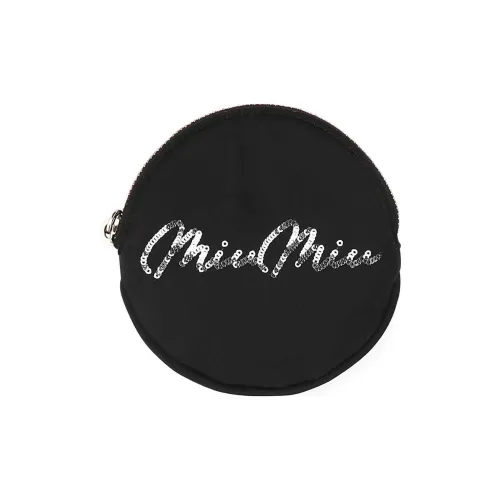 MIU MIU Ткань Косметичка Женская Черная