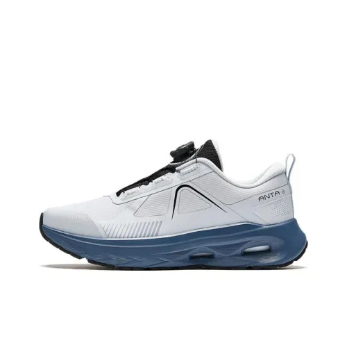 ANTA Противоскользящие Износостойкие Низкие Кроссовки для тренировок Мужские Белые Синие
