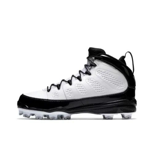 Jordan Air Джордан 9 Противоскользящие Устойчивые к износу MID Тренировочные Кроссовки Унисекс Белый