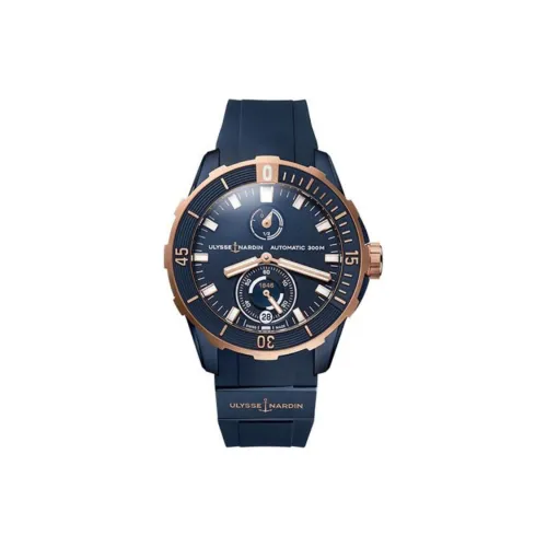 ULYSSE NARDIN Автоматический Механический Часы Мужские из Коллекции Diving 44 мм Синий