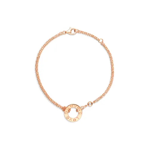 Cartier LOVE Series 18К Розовое золото Браслеты Женские Розовое золото