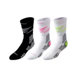 3 упаковки (Белый Зеленый + Белый Розовый + Черный)