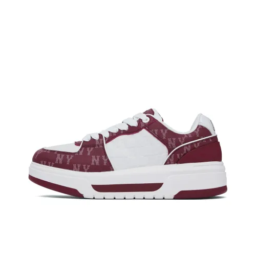 MLB Chunky Liner Slip-Resistant и Abrasion-Resistant Поддержка Низкий Топ Скейтборд Кроссовки Unisex Темно-Красный