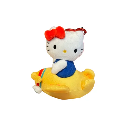 Санрио Hello Kitty 50th Anniversary Ограниченный 1977 Самолет Куклы Плюшевый Подвеска Трубы Высокие