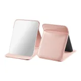 Большой рекомендуемый размер, цвет вишневый цветок, складной, зеркала с утолщенной рамкой