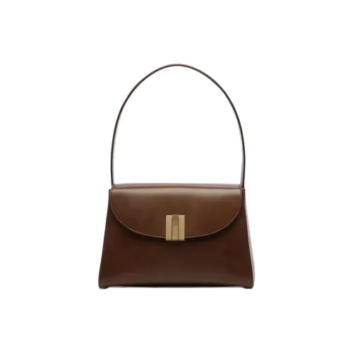 BALLY Сумка из кожи буйвола одно плечо женская коричневая