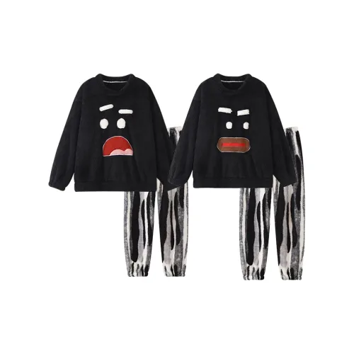 O'MESIK Пижамный комплект Унисекс Черный