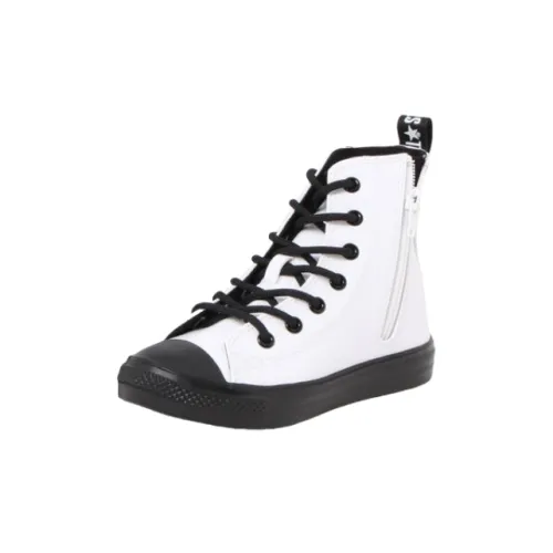 Конверс Все StarALLSTAR Высокий Топ Детские Скейтбординги Белый Детский