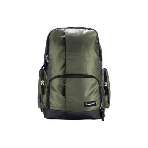 Kawasaki PU (полиуретан) рюкзак унисекс армейский зеленый
