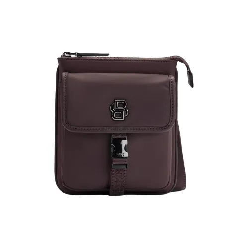 Hugo Boss Переработанный полиэстер Сумка через плечо Мужская Малиновый