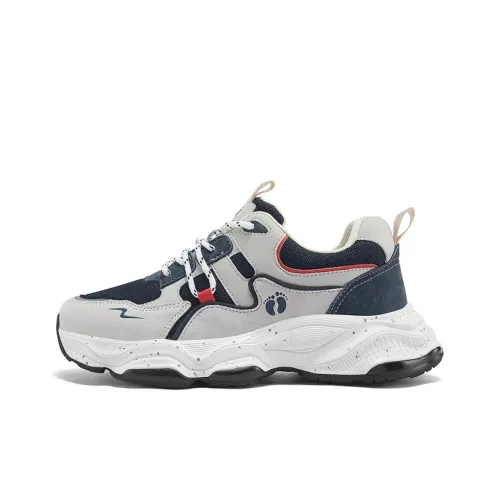 HANG TEN Противоскользящие устойчивые к истиранию низкий топ кроссовки с толстой подошвой мужские