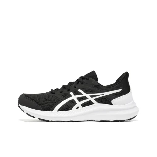 ASICS Jolt 4 Дышащий и Легкий Низкий Топ Беговые Кроссовки Мужские Черный Белый