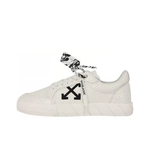 OFF Белый Vulcanized Белый Знак Змеи Низкий Топ Стильные Скейтбординги Мужской Экрю