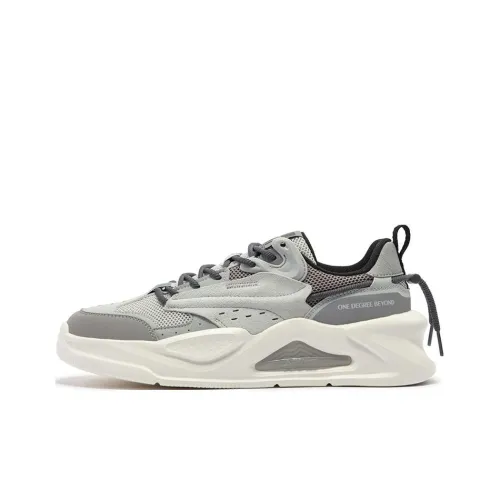 361° Jincheng Slip-on Устойчивый к истиранию Низкий Топ Скейтборд Кроссовки Мужские Серые