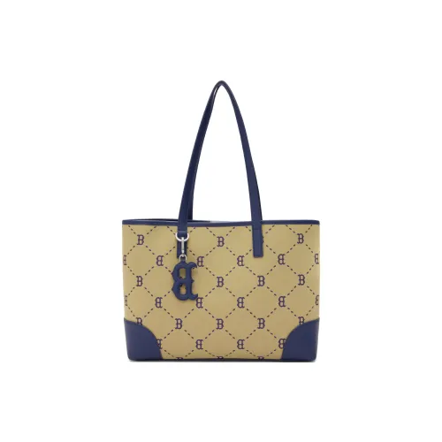 Mlb Base Logo Полиэстер и Хлопок Тоут Сумка Сумка Сумка через плечо Рюкзак Стандартный Унисекс Хаки