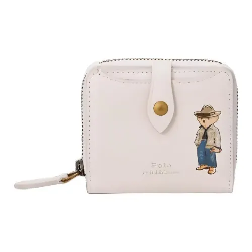 Polo Ralph Lauren GRAIN LEATHER Кошелек Женский Белый