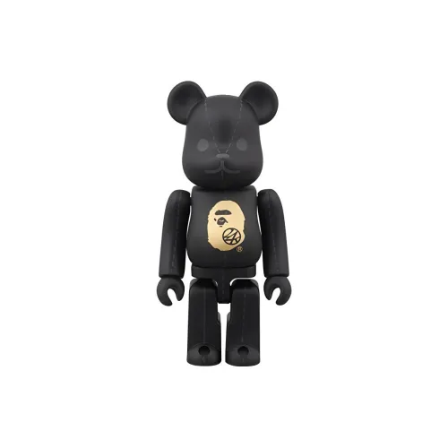 BE@RBRICK BAPE совместный продукт 24karats Черный Прозрачный Слепой Бокс с Карточкой 100%
