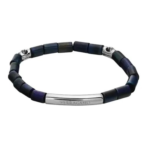 FERRAGAMO Brass Bracelets Мужской Синий