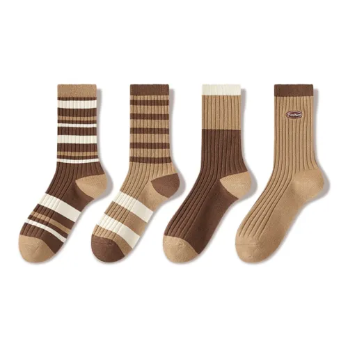 JIAZINI Носки Crew Женские упаковка из 4 пар