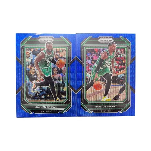 Панини 2022 23 Призм Селтикс Джейлен Коричневый Умный Рефракция Синий Рябь Фолд Игрок Карта Карта Товар Access
