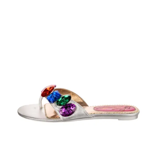 IRREGULAR CHOICE Шлепанцы Серебряные Женские