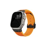 Апельсин Watch Полоска (Черный Металлическая пряжка)