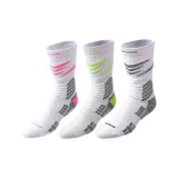 3 упаковки (Белый Серый + Белый Зеленый + Белый Розовый)