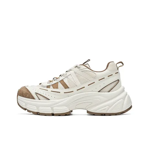 FION Low-Top Cushioned Sneakers Бежевый Коричневый Женские