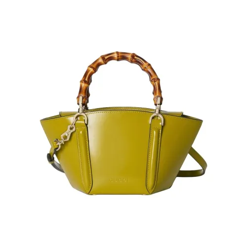 GUCCI Блестящий кожа Тоут сумка сумка для покупок сумка через плечо сумка мини женская фисташково-зеленый