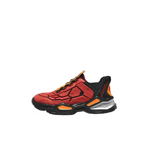 Skechers Kids Кэжуал MID Топ Черный Красный Kids