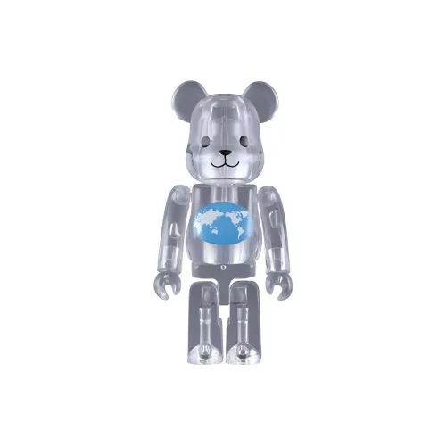 BE@RBRICK TSUTAYA Книжный магазин Земля 2008 Прозрачный Слепой бокс на карточке 100%