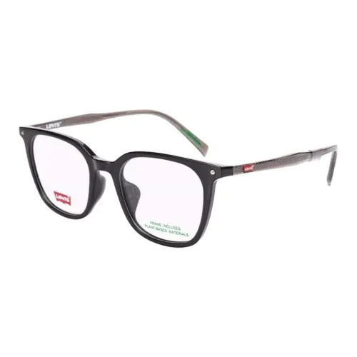 Levi's Пластиковая оправа Квадратные оправы для очков Унисекс Черный