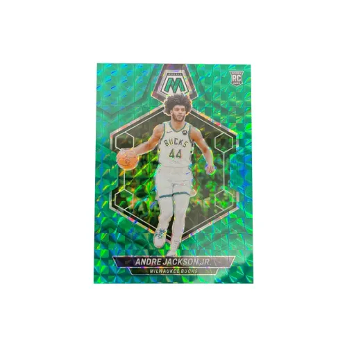 PANINI 2023 24 RC Bucks Jackson Jr. Новые Звезды Мозаика 70 75 Зеленая Мозаика Fold Игрок Карта Карта Товар Access