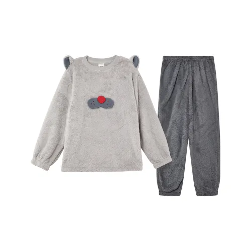 YSO Cool Cat Series Pajama Комплект Женские Moon Mist Серый