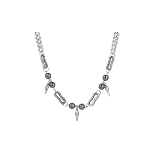 OWO Титановые стальные цирконовые ожерелья унисекс