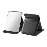 [Средний] Минималистский Черный - Складное Зеркало для Макияжа [Утолщенный]