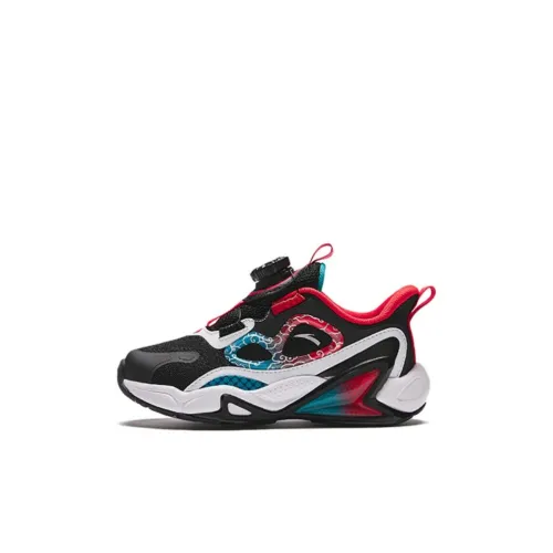 Antakids Амортизация Износостойкие детские повседневные кроссовки черного белого и красного цвета для детей в возрасте 3-7 лет