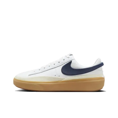 Nike Blazer Slip-on Устойчивый к истиранию Низкий Топ Скейтборд Кроссовки Мужские Белые