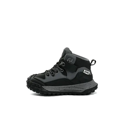 JEEP Высокие Топы Kids Lifestyle Shoes Черный Серый Детский