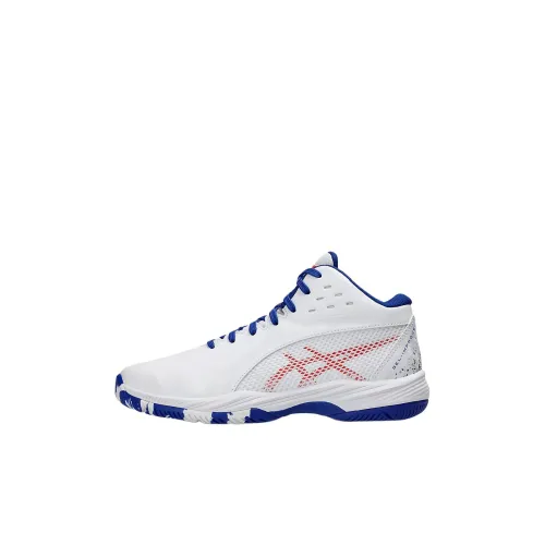 Asics MID Топ Детские Баскетбольные Кроссовки Белые Детские