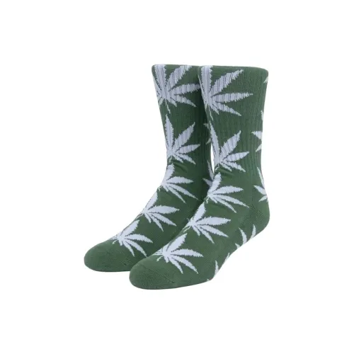 HUF Зеленые унисекс носки MID до икры