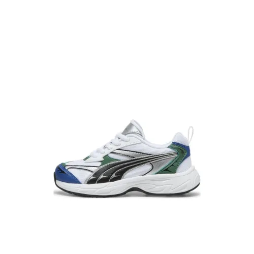PUMA Детская повседневная обувь Low Top Белый Черный Зеленый Дошкольная