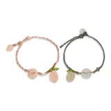 Маленький виноградный браслет с пряжкой безопасности [Пара]