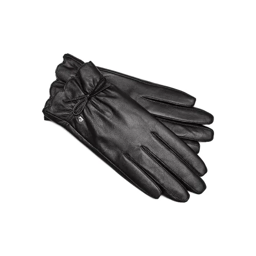 PIERRE CARDIN Sheepskin Перчатки Женские Черные