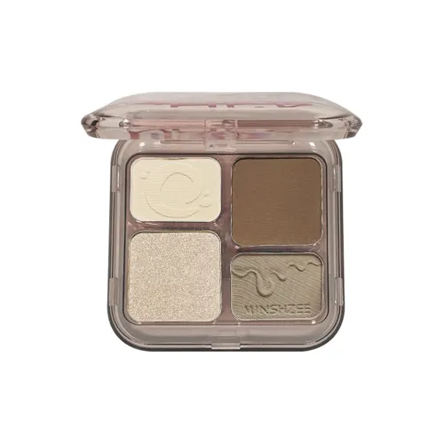 MINSHZEE Живой 4 Цвет Тень Палетка Хайлайтер