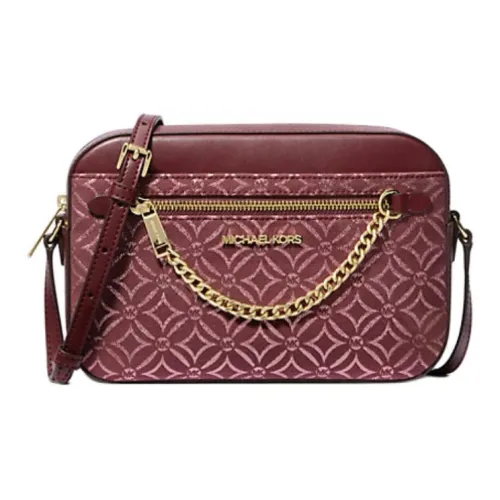 MICHAEL KORS Jet Set Полиэстер Сумка через плечо Большая Женская Фуксия