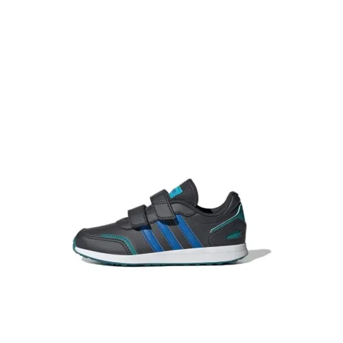 Adidas Neo Vs Switch 3 Slip-resistant Low Top Детские повседневные кроссовки Черный Синий для детей 3-7 лет